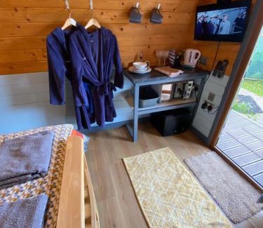 Longtown Cabin | luxury pod with hot tub