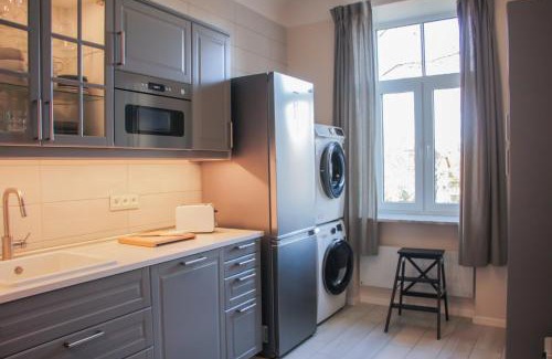 Tornkalns Apartment | Luxury Renovated - 600 Mbit - 64 M2 - 65 inch TV