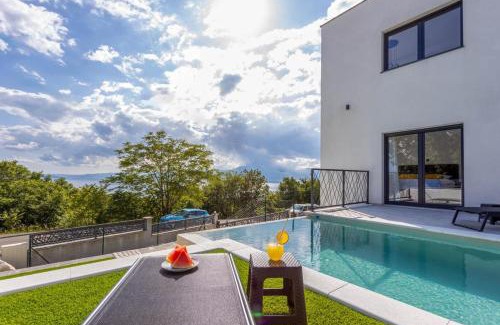 Kostrena Villa | Luxury Sea View Villa DIJANA with Infinity Pool & Jacuzzi Near Rijeka