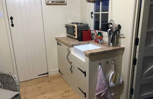 Coldingham Cabin | Luxury Shepherd's Hut (The Rowan) at Templehall