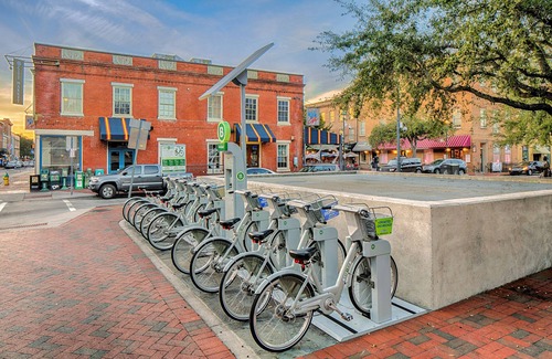 Old West Broad Neighborhood House | Luxury vacation rental with ample privacy - highly walkable, close to downtown