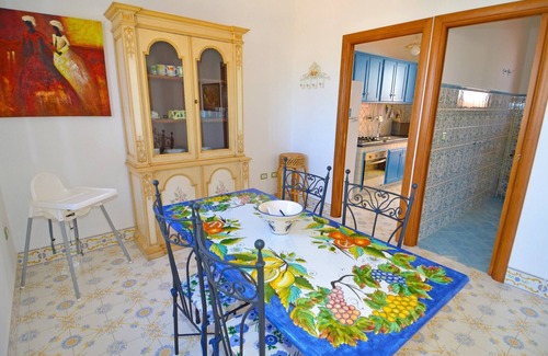 Marina San Gregorio House | Luxury villa with large terrace overlooking the sea and a few steps from the sea