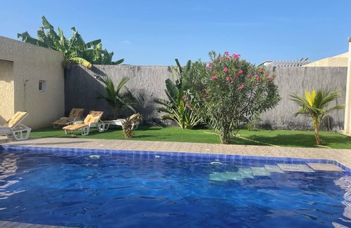 Ngaring Villa | Luxury villa with private pool and staff close to the beach and Saly