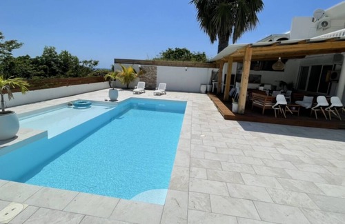 Sainte Marie Villa | Luxury villa with sea view, large pool and outdoor kitchen