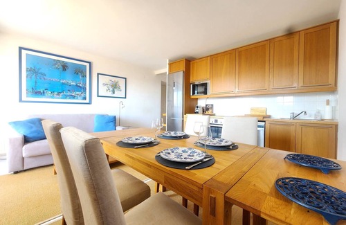 Theoule-Superieur Apartment | Magnificent 2p sea view and swimming pool