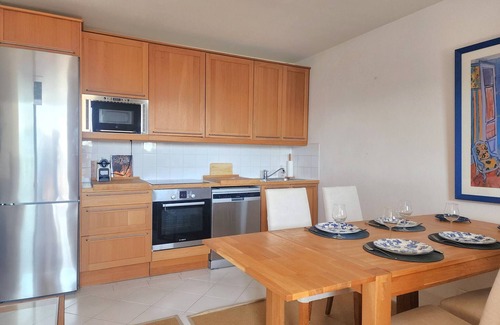 Theoule-Superieur Apartment | Magnificent 2p sea view and swimming pool
