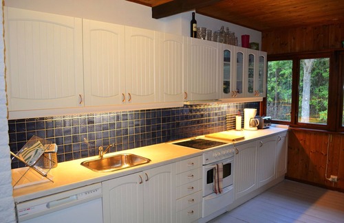 Drakabygget House | Magnificent house with panoramic views of the lake and a sauna with a view