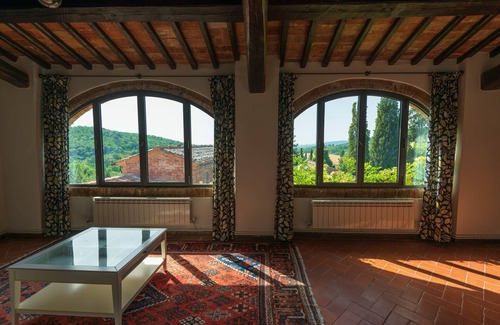 Sinalunga Villa | Magnificent Leopoldian Villa for 10p (+option. 4p) with private pool and garden