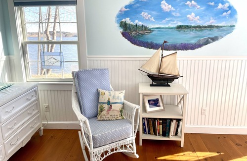 Newcastle Cottage | Maine Waterfront Cottage: Nestled on an acre of land, with 500ft of shore front