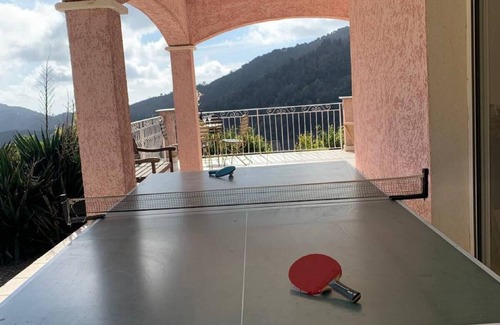 Pietra-di-Verde House | Maison Avec Grande Terrasse, VUE Magnifique Mer, Montagne, Chambre Parentale