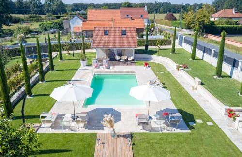 Hauterive House | Maison avec piscine chauffée, clim et jardin - Hauterives - FR-1-489-203