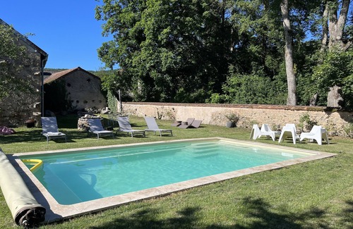 Lucenay-l'Eveque House | Maison de Charme Avec Piscine Dans le Parc du Morvan