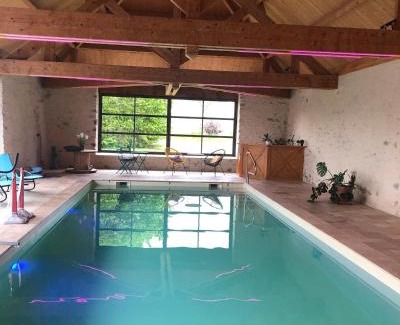 Saint-Victeur House | MAISON DE VACANCES AVEC PISCINE INTERIEURE - Le Grand Champagne