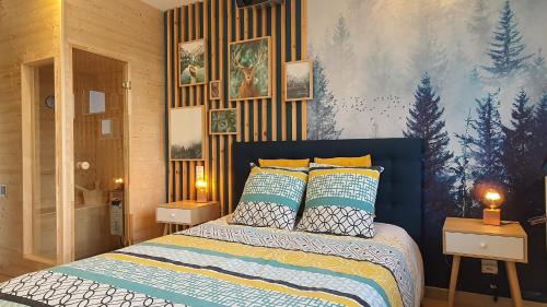 Saint-Vallier House | Maison jacuzzi, hammam et sauna