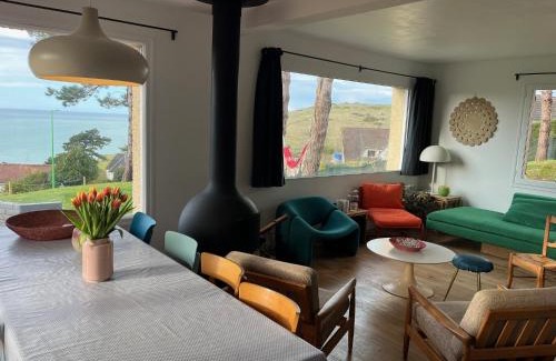 Saint-Martin-en-Campagne House | Maison Le Coteau Plage vue mer, 8 pers. Petit Caux
