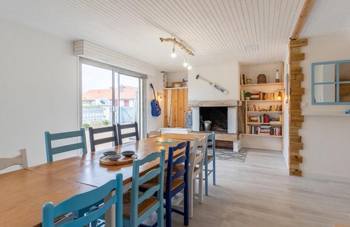 Mimizan House | Maison rénovée 100m de l'océan avec jardin clos, 5 ch., 3 sdb, pour 12 personnes, WiFi - FR-1-50-94