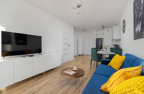 West Pomeranian Voivodeship Apartment | Malczewskiego Blue Apartment