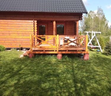 Linia Cabin | Malinowa Przystań domek drewniany z ruską banią
