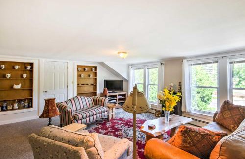 Manchester Center Apartment | Manchester Center Retreat with Mtn View, Near Skiing