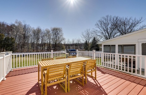Easthampton House | Massachusetts Vacation Rental w/Deck