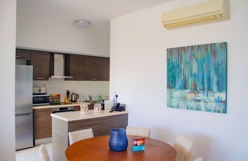 Mazotos Villa | Mazatos Beachfront Gardens | Villa with Side Sea View | Beautiful & Relaxing.