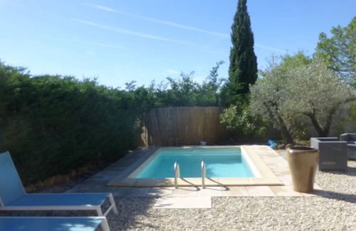 Faucon House | Mazet Clos des vignes, charming stones with private pool