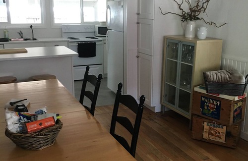 Cultus Lake Cottage | Memories Cottage is steps from beach and close to water slides amusement park.
