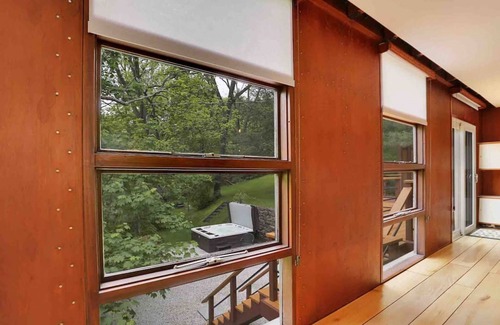 Wernersville House | Mid Century Modern Getaway with outdoor Hot Tub