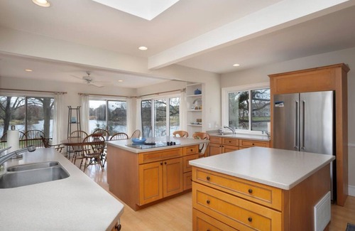 Easton House | Minutes from Downtown Easton and St. Michaels | Pool | Private Dock