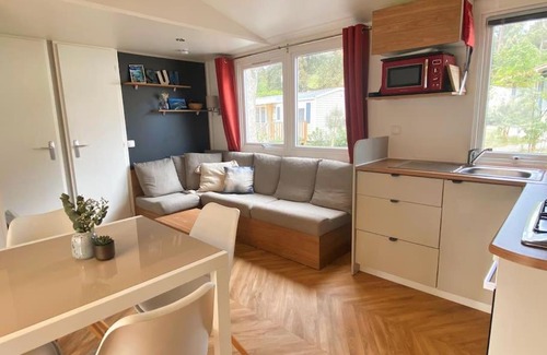 Lege-Cap-Ferret Ski Chalet | MOBIL HOME 6 personnes Cap Ferret