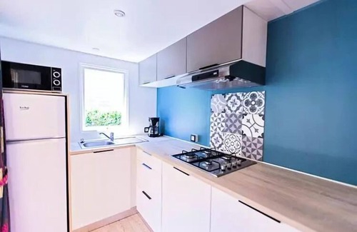 Aigueblanche House | Mobil home Louisiana Klimaanlage 4 bis 6 Personen - 4 Pers. im Preis enthalten