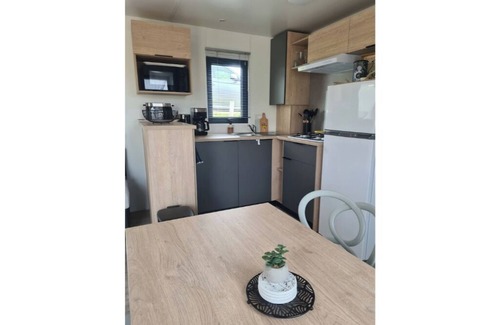 Equihen-Plage House | Mobil home Sea view Swimming pool - Camping Equihen plage