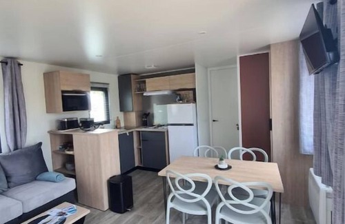 Equihen-Plage House | Mobil home Sea view Swimming pool - Camping Equihen plage