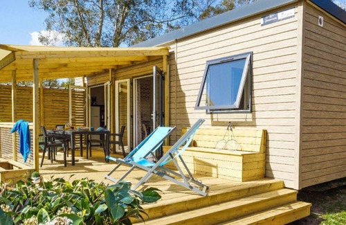 Landudec House | Mobil-home + TV + Plancha | Parc aquatique