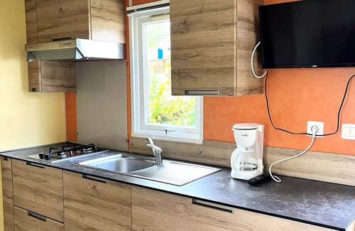 Angicourt House | Mobilheim - 32m2 - 2 Schlafzimmer ohne Terrasse 5 Personen