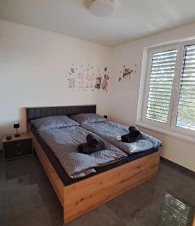 Slovensky Grob Apartment | Moderný 3 izbový dom so záhradou a terasou blízko Bratislavy