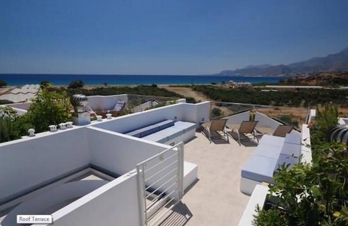 Makry Gialos Villa | Modern 2 Bedroom Townhouse With with 2 shared pools.
