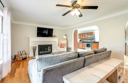 Orange House | Modern 3-bedroom single story Chagrin Falls Home with large private yard