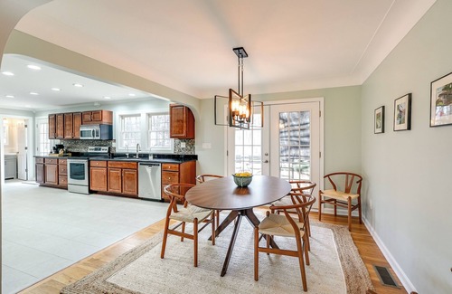 Orange House | Modern 3-bedroom single story Chagrin Falls Home with large private yard