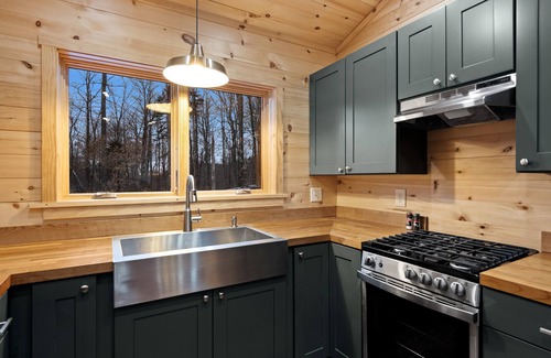 Old Forge Cabin | Modern ADK Cabin nwith Outdoor Sauna & Shower in Old Forge