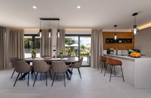 Stranici kod Nove Vasi Villa | Modern and luxurious villa with pool, jacuzzi and fantastic panoramic sea views