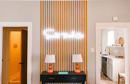 Heights House | Modern Boho Bungalow with Great Walkability to Charm Heights Strip!