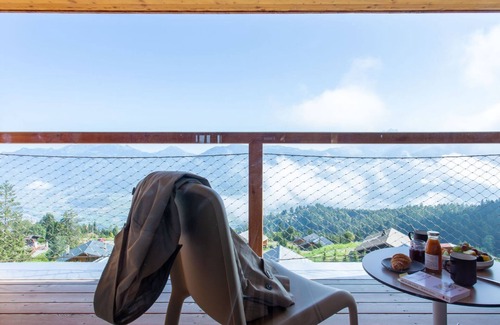 Monthey Cabin | Modern Cabin With Private Terrace Garden