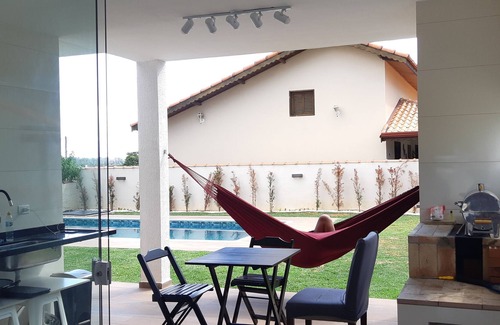 Porangaba House | Modern condominium with swimming pool