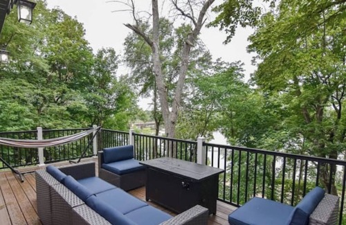 Waverly House | Modern Cottage Oasis w/ Double Deck & Hot Tub Area
