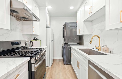 Monterey Park Apartment | Modern Cozy Retreat Stylish Stay with Patio & Parking