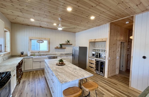 Ontario City House | Modern Farmhouse, Pool House, Pool, Hot Tub, Pickleball, Sports Barn