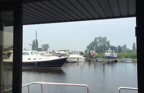 Municipality of Hattem Boat Rental | Modern houseboat Holland in the marina, 5 minutes walk to the old town Hattem