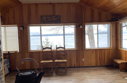 Grand Lake Stream Cottage | Modern Lake House, On Big Lake ! Fishing Swimming Boating !