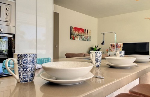 Mar de Cristal Apartment | Modern, large terrace, pool and BBQ